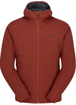 Rab Mens Xenair Alpine Light Jacket - Tuscan Red