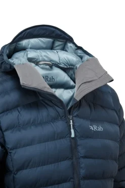 Rab Womens Cirrus Alpine Jacket - Tempest Blue-Orion Blue