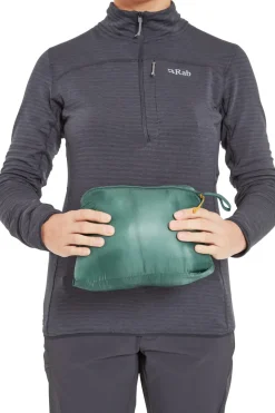 Rab Womens Cirrus Ultra Hoody - Green Slate-Eucalyptus