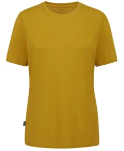 Rab Womens Crimp Logo Tee - Sahara