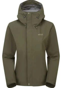Rab Womens Downpour Jacket - Army