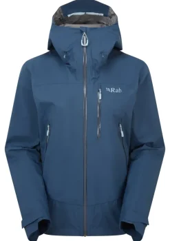 Rab Womens Downpour Mountain Jacket - Tempest Blue