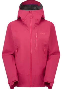 Rab Womens Downpour Mountain Jacket - Watermelon