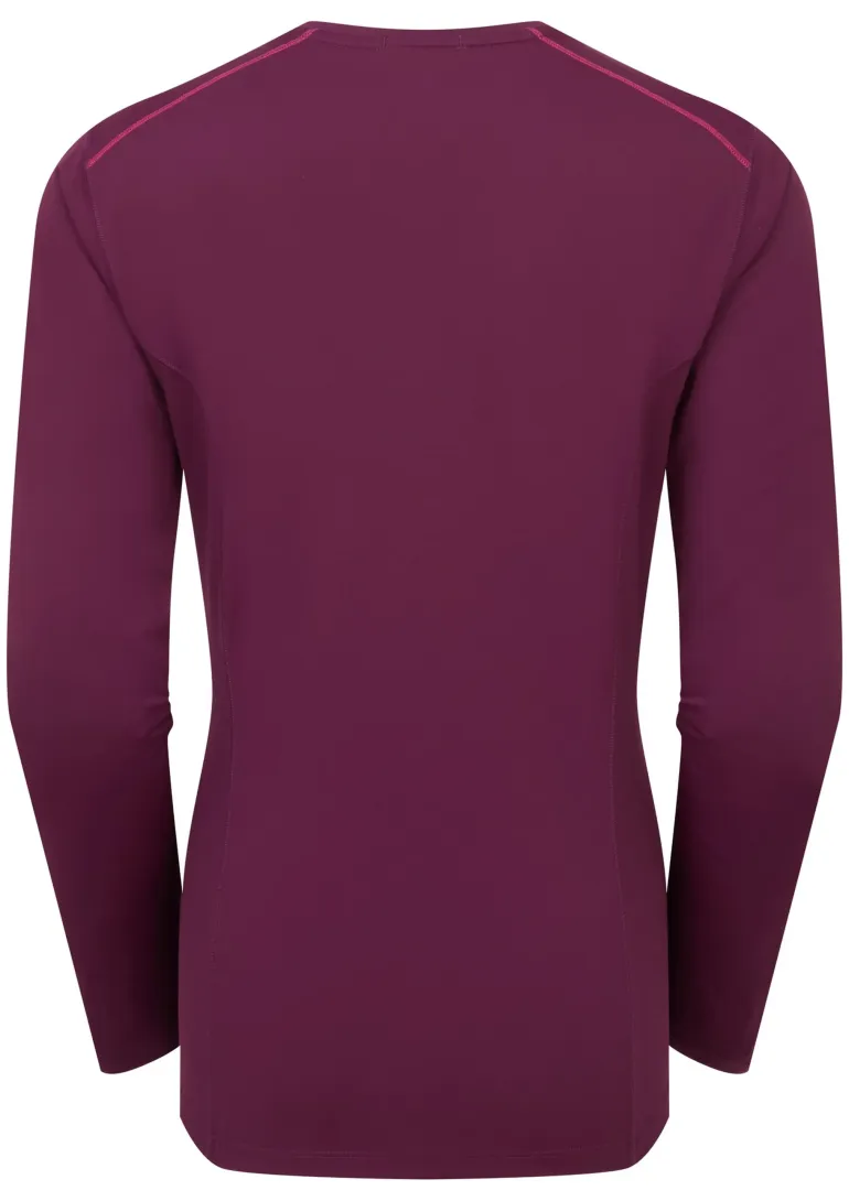 Rab Womens Force Long Sleeved Tee - Mulberry