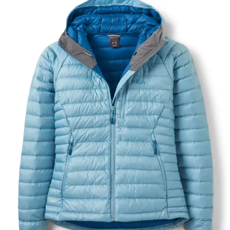 Rab Womens Microlight Alpine Jacket - Meltwater