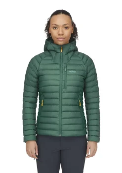 Rab Womens Microlight Alpine Jacket - Green Slate