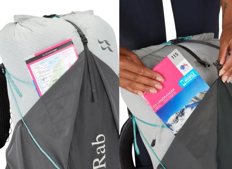 Rab Womens Muon ND40 Rucksack - Pewter-Graphene