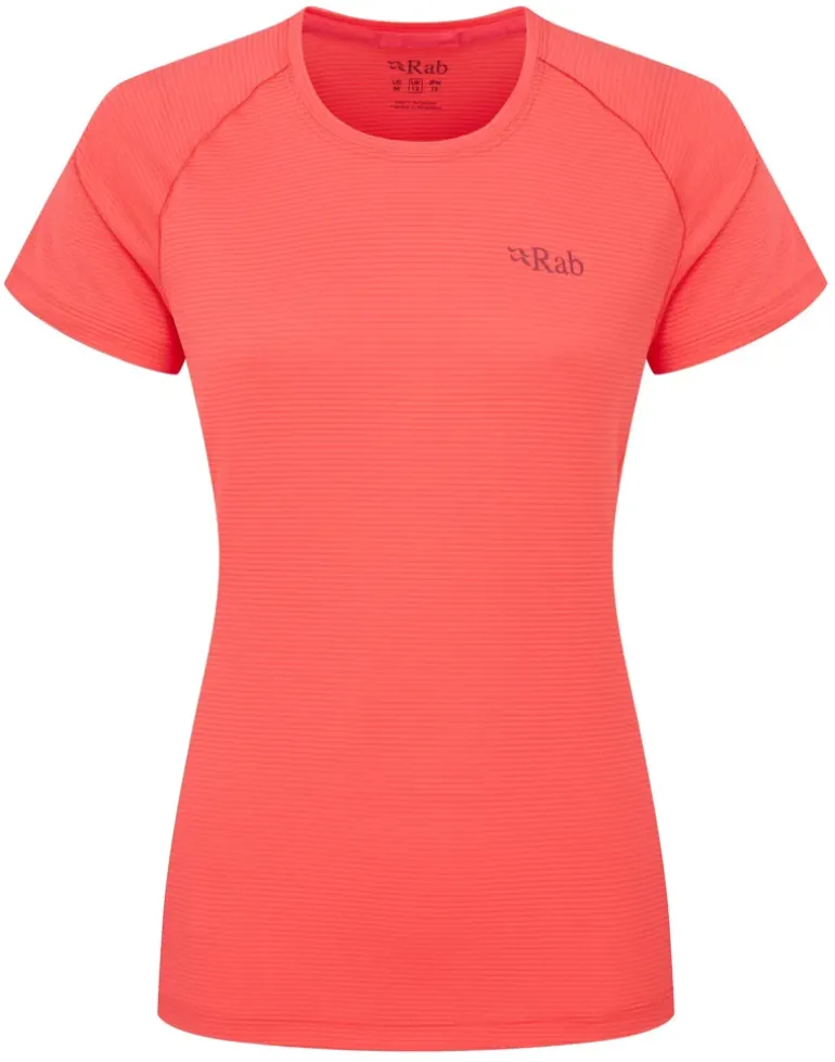 Rab Womens Sonic Short Sleeved Tee - Hibiscus