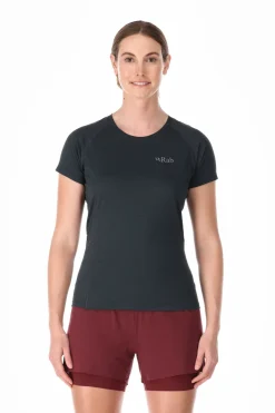 Rab Womens Sonic Short Sleeved Tee - Beluga