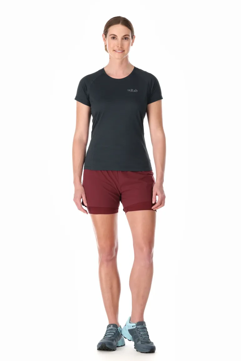 Rab Womens Sonic Short Sleeved Tee - Beluga