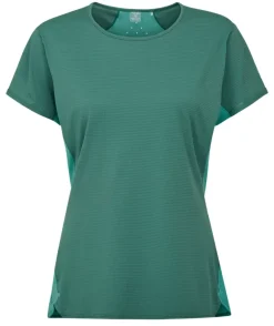 Rab Womens Sonic Ultra Tee - Eucalyptus-Glacier Blue