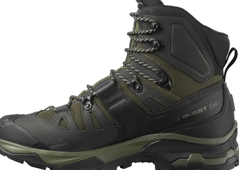 Salomon Mens Quest 4 GTX Boots - Olive Night-Peat-Safari