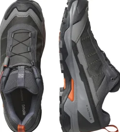 Salomon Mens X Ultra 5 GTX Shoe - Asphalt-Castlerock-Burnt Ochre