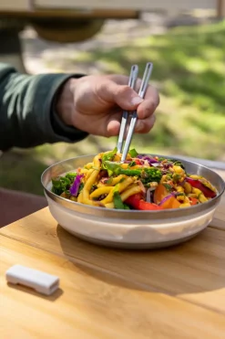 Sea To Summit Detour Stainless Steel Collapsible Dinnerware Set - 2P - 6 Piece