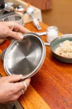 Sea To Summit Detour Stainless Steel Collapsible Bowl - L - Laurel Wreath