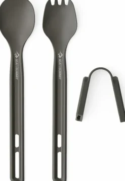 Sea To Summit Frontier UL Cutlery Set - 2 Piece Long Handle Spoon and Spork