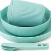 Sea To Summit Passage Dinnerware Set - 1P - 7 Piece - Aqua Sea