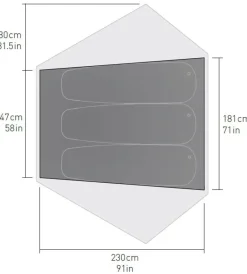 Sea To Summit Telos TR3 PLUS Tent Package - Green