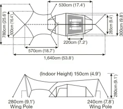 Snow Peak Entry Pack TT Tent and Tarp