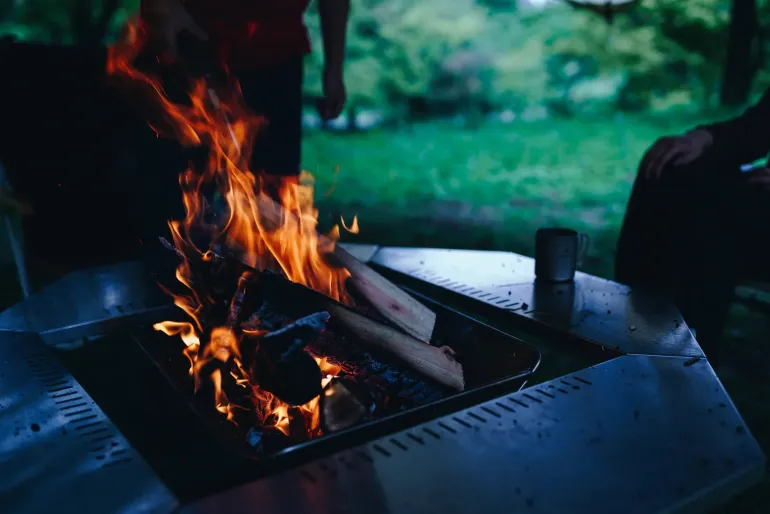 Snow Peak Fire Ring Table