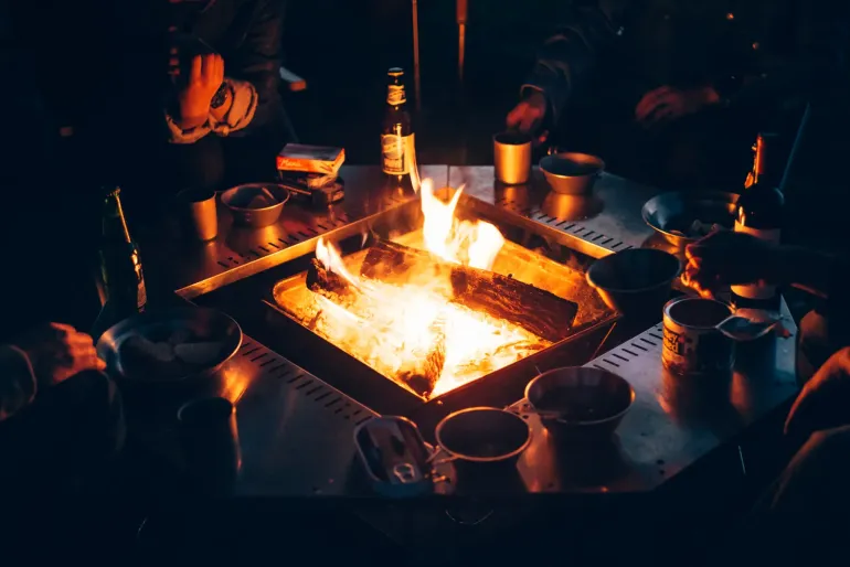 Snow Peak Fire Ring Table