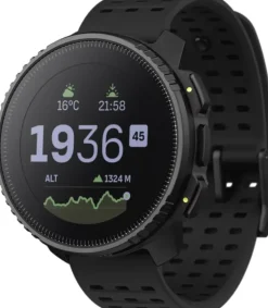 Suunto Solar Vertical Sports Watch - All Black-Stainless Steel