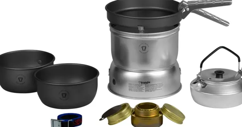 Trangia 27-8 UL/HA Stove - Hard Anodised Pans with Kettle
