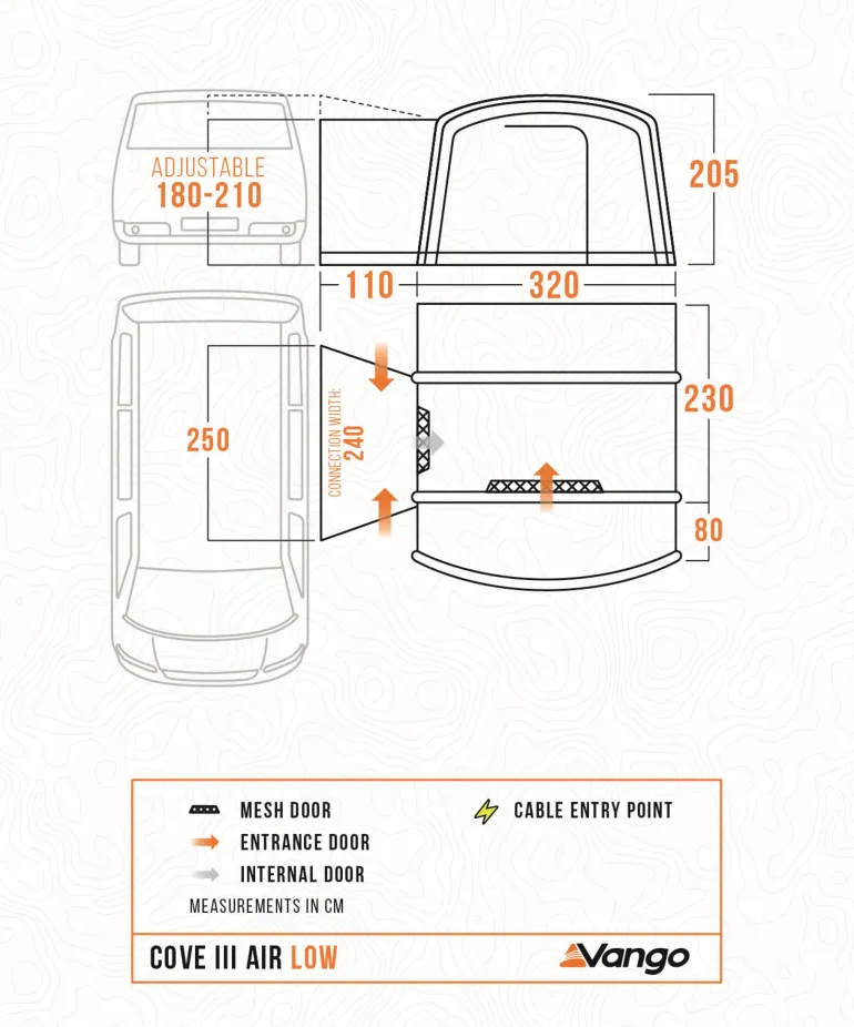 Vango Cove III Air Low DriveAway Awning