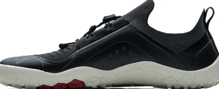 Vivobarefoot Mens Primus Trail Knit FG Shoes - Obsidian-Sandstone