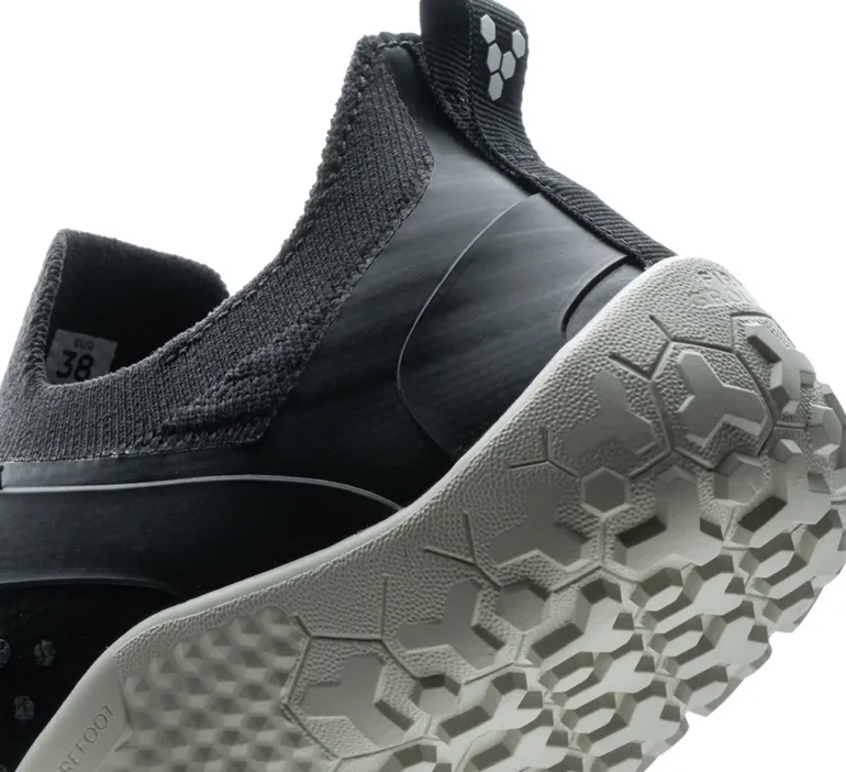 Vivobarefoot Mens Primus Trail Knit FG Shoes - Obsidian-Sandstone