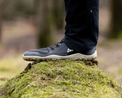 Vivobarefoot Womens Primus Trail Knit FG Shoes - Obsidian-Sandstone