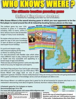 Wildcard Games Who Knows Where - UK and Ireland Game