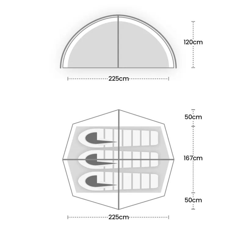 Wild Country Helm Compact 3 Tent