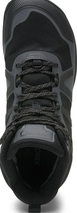 Xero Shoes Mens Scrambler Mid II WP Boot - Black-Asphalt