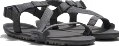Xero Shoes Mens Z-Trail EV Sandals - Steel Gray-Asphalt